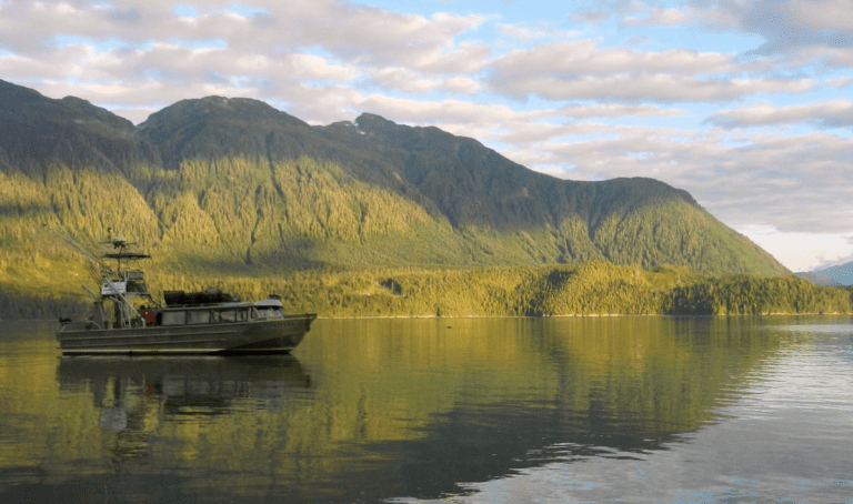 Fishing boat in Bella Coola